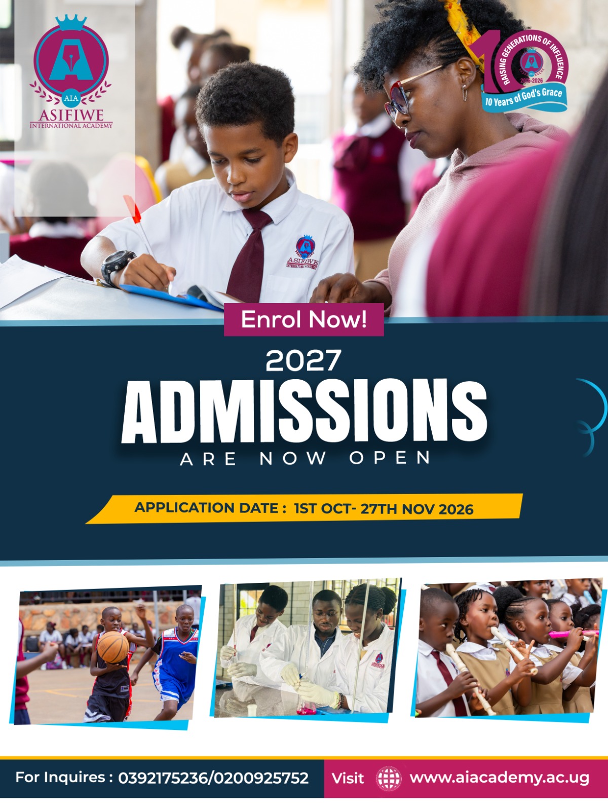 Admissions 2027