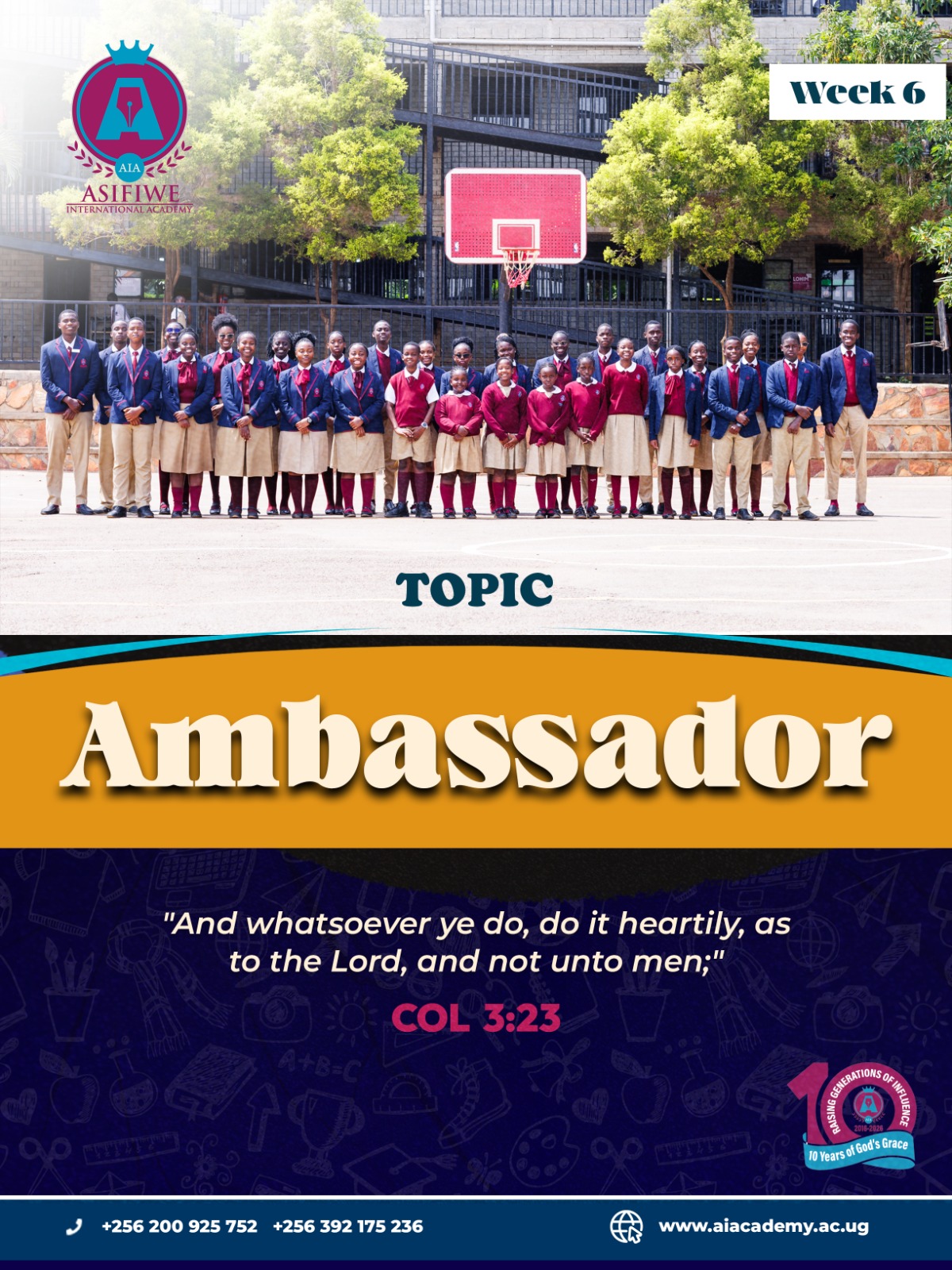 Theme of the week poster